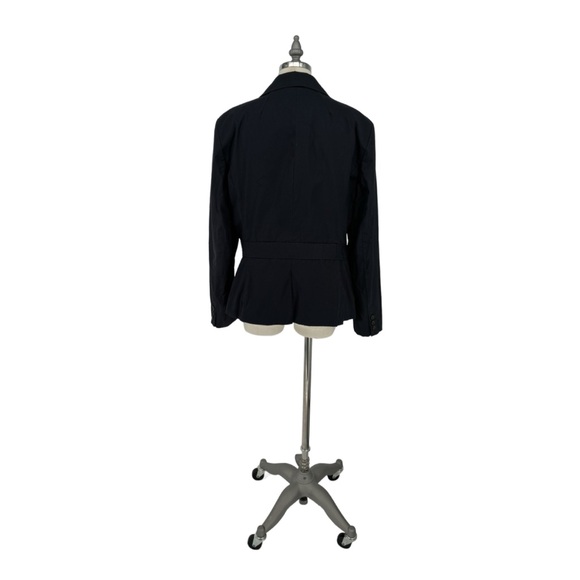 Banana Republic Women’s Navy Blue XL‎ Three-Button Lined Blazer - Picture 2 of 4
